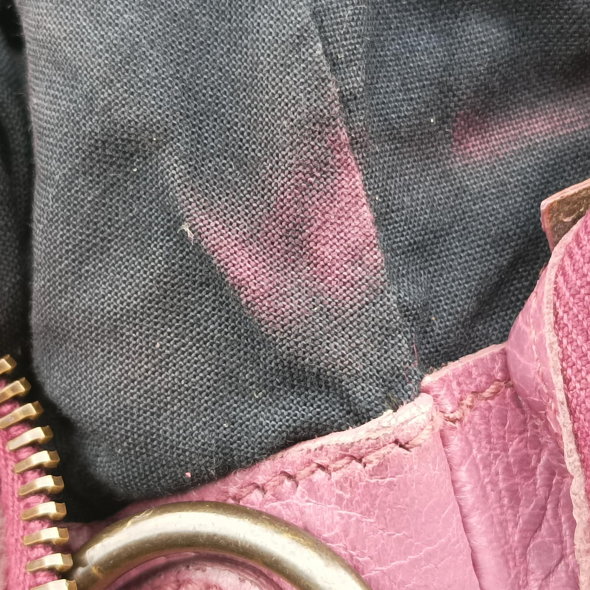 Pre-owned Balenciaga Giant City Purple lambskin  shoulderbag | stylenewstar