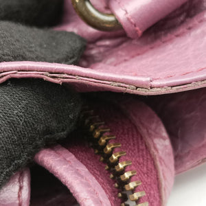 Pre-owned Balenciaga Giant City Purple lambskin  shoulderbag | stylenewstar
