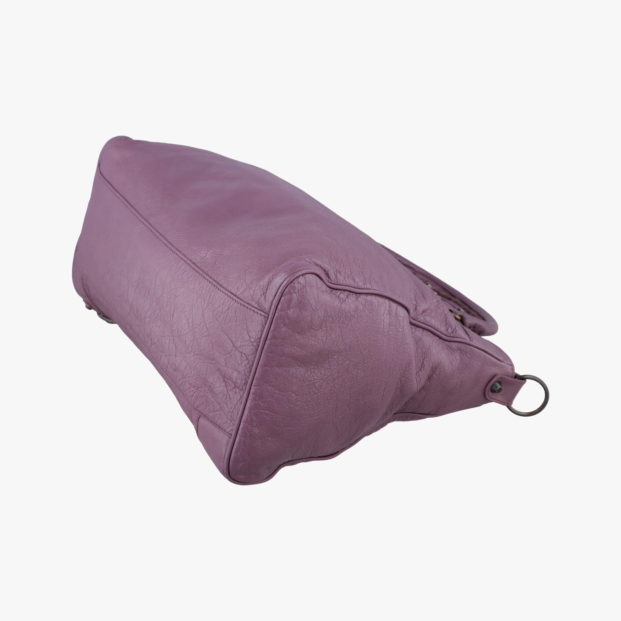 Pre-owned Balenciaga Giant City Purple lambskin  shoulderbag | stylenewstar