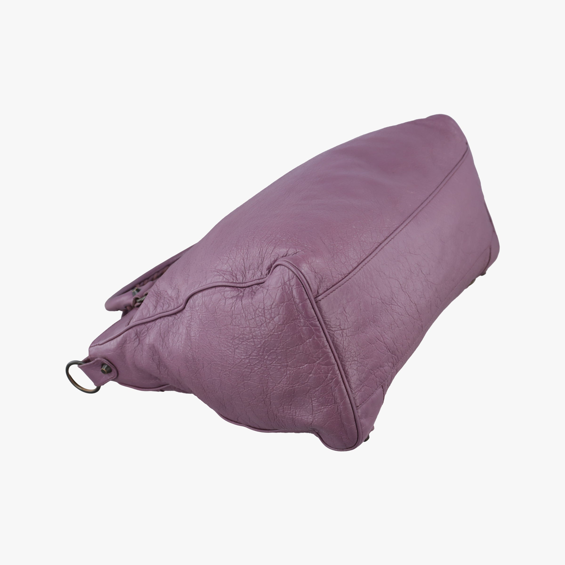Pre-owned Balenciaga Giant City Purple lambskin  shoulderbag | stylenewstar