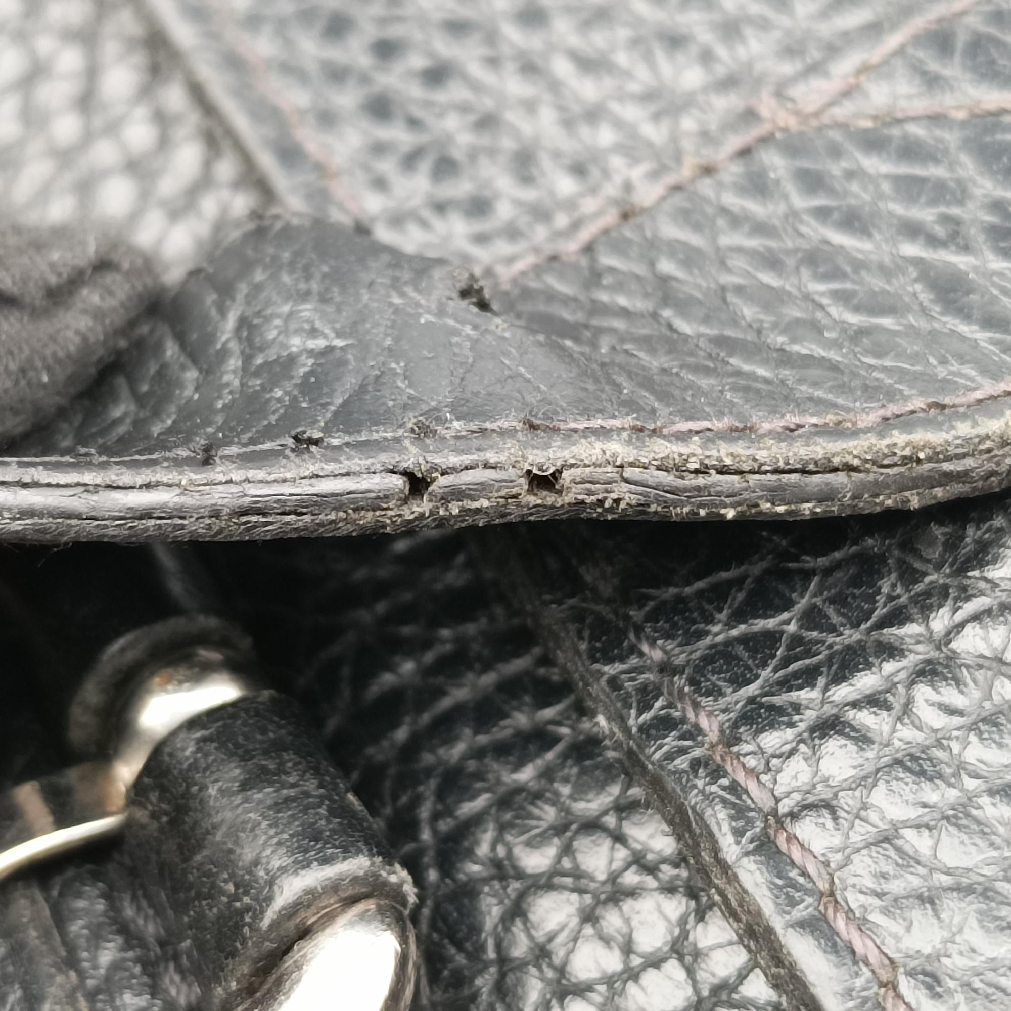 Secondhand Louis Vuitton Marius ブラック Taurillon Leather M54015 shoulderbag | stylenewstar