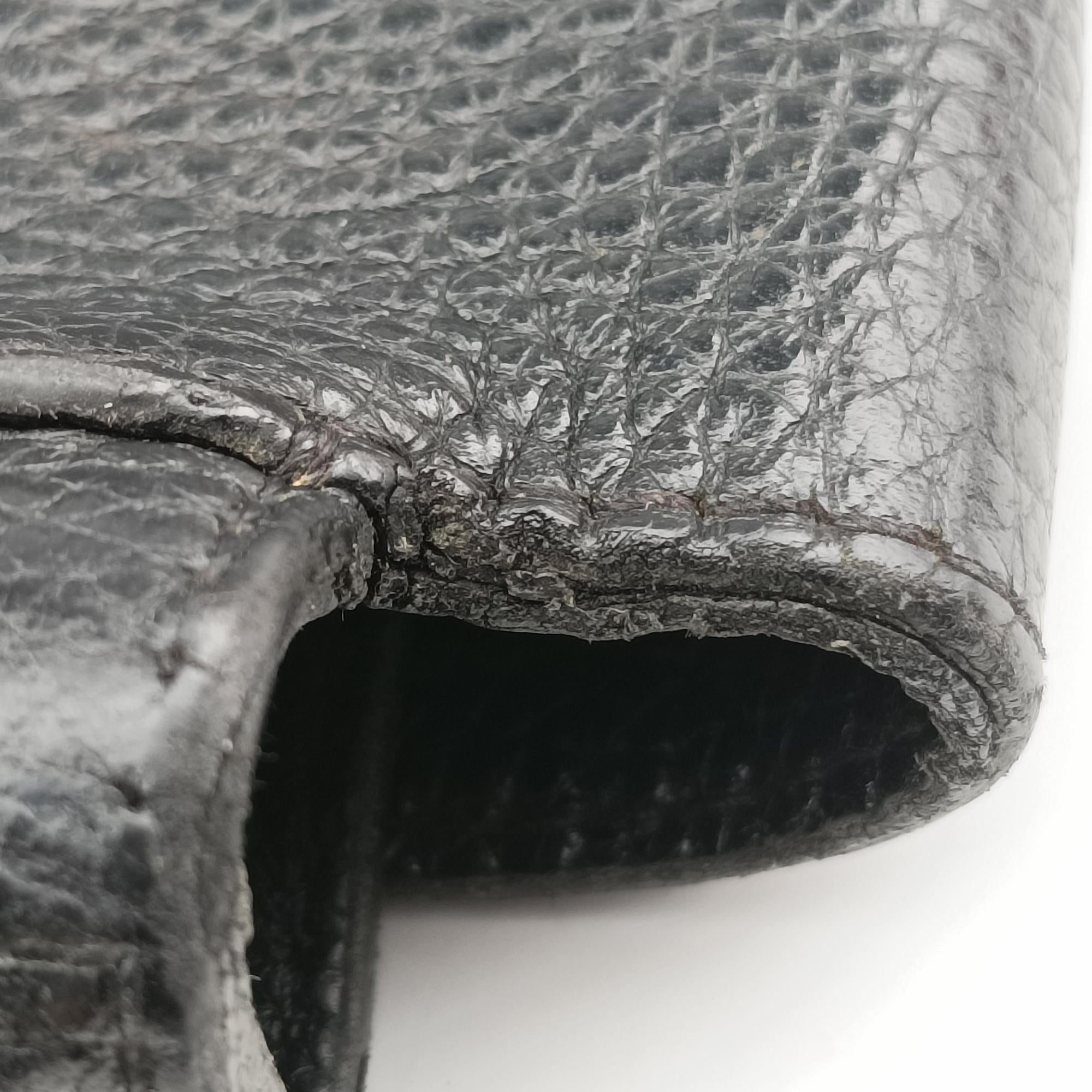 Secondhand Louis Vuitton Marius ブラック Taurillon Leather M54015 shoulderbag | stylenewstar