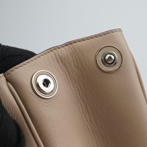 Pre-owned Christian Dior Diorissimo Beige Leather  shoulderbag | stylenewstar