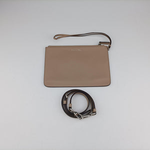 Pre-owned Christian Dior Diorissimo Beige Leather  shoulderbag | stylenewstar