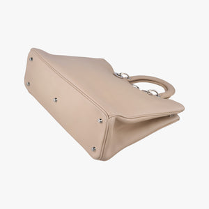 Pre-owned Christian Dior Diorissimo Beige Leather  shoulderbag | stylenewstar