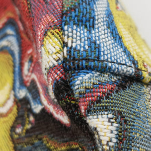 Pre-owned Christian Dior DIOR AND KENNY SCHARF Saddle Soft Multicolour Jacquard Canvas × Grained Calfskin  shoulderbag | stylenewstar