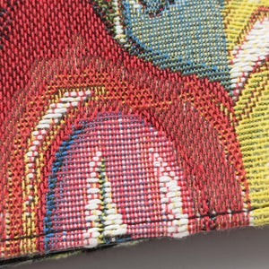Pre-owned Christian Dior DIOR AND KENNY SCHARF Saddle Soft Multicolour Jacquard Canvas × Grained Calfskin  shoulderbag | stylenewstar