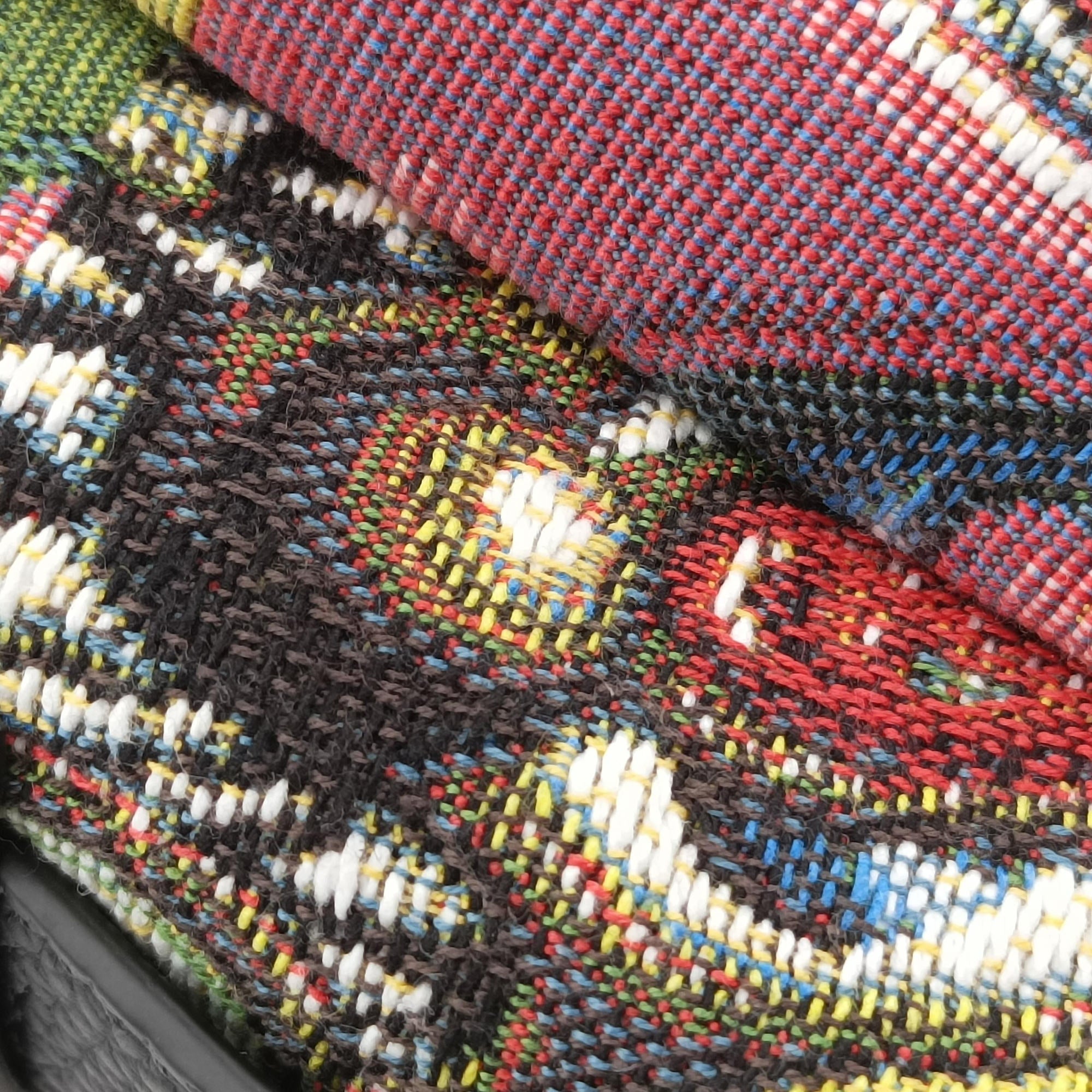 Pre-owned Christian Dior DIOR AND KENNY SCHARF Saddle Soft Multicolour Jacquard Canvas × Grained Calfskin  shoulderbag | stylenewstar