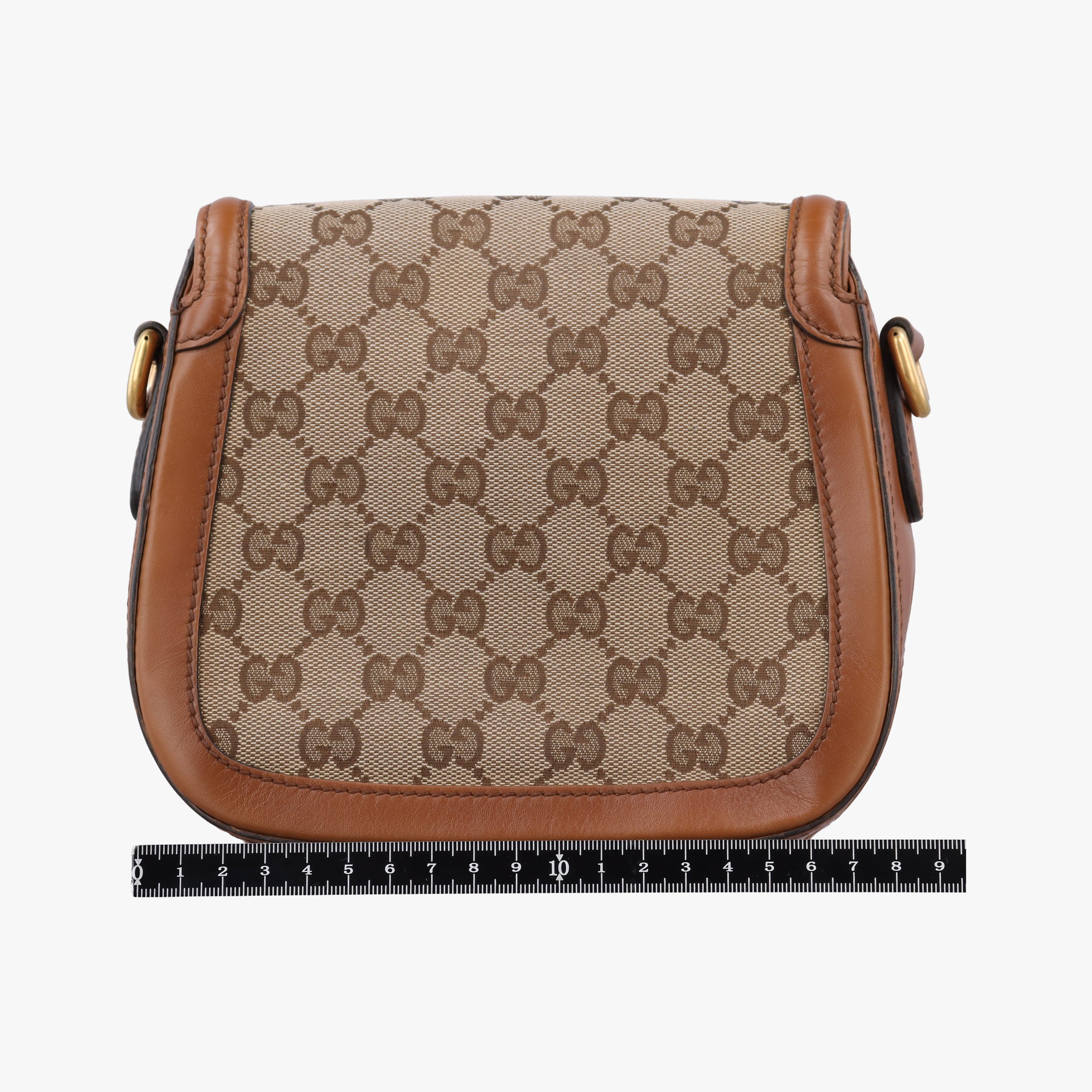 Secondhand Gucci Lady Web Brown canvas×leather 384821 shoulderbag | stylenewstar