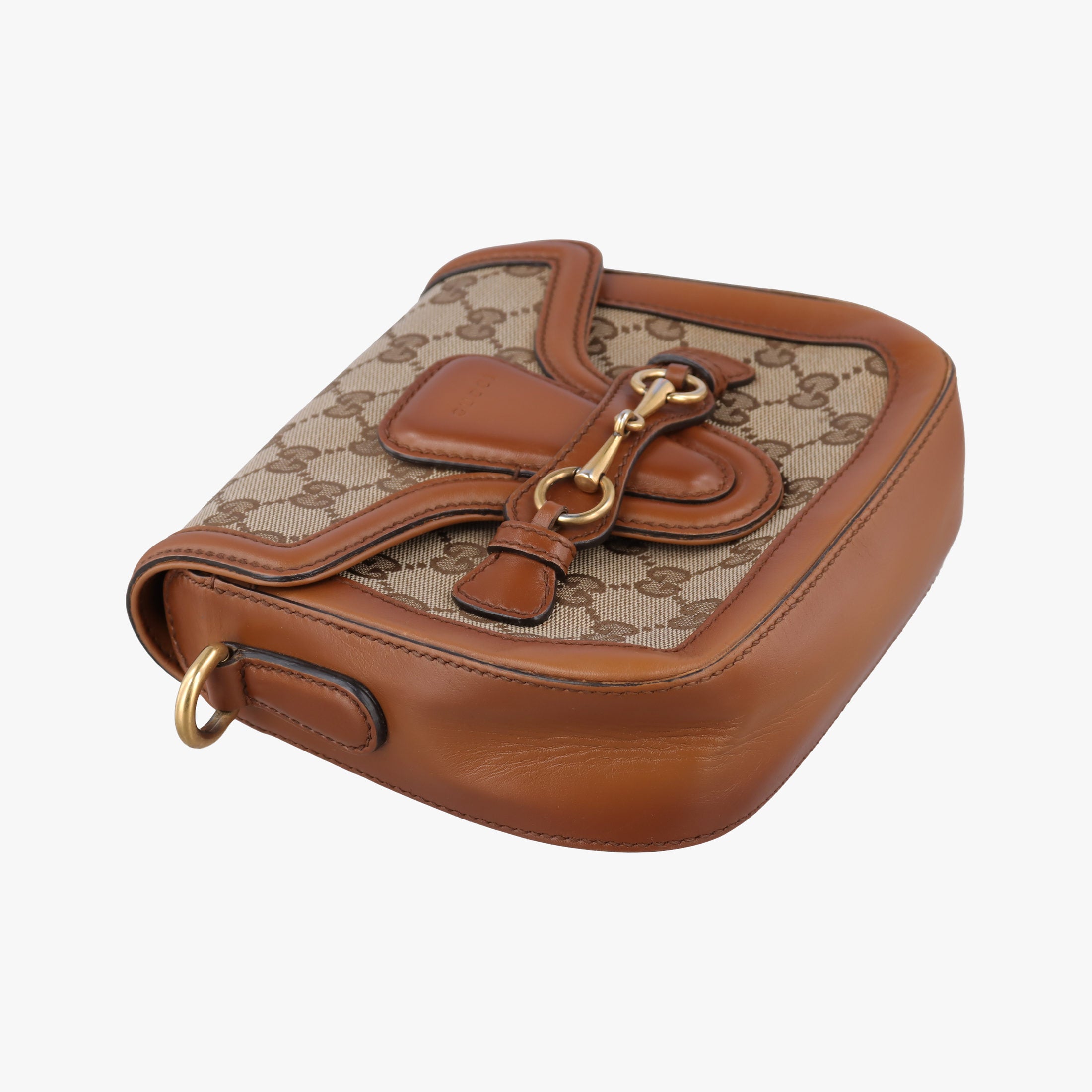 Secondhand Gucci Lady Web Brown canvas×leather 384821 shoulderbag | stylenewstar
