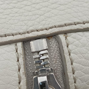 Pre-owned Dolce & Gabbana Flower Motif Rhinestone Lock WhitexMulticolour Leather  shoulderbag | stylenewstar
