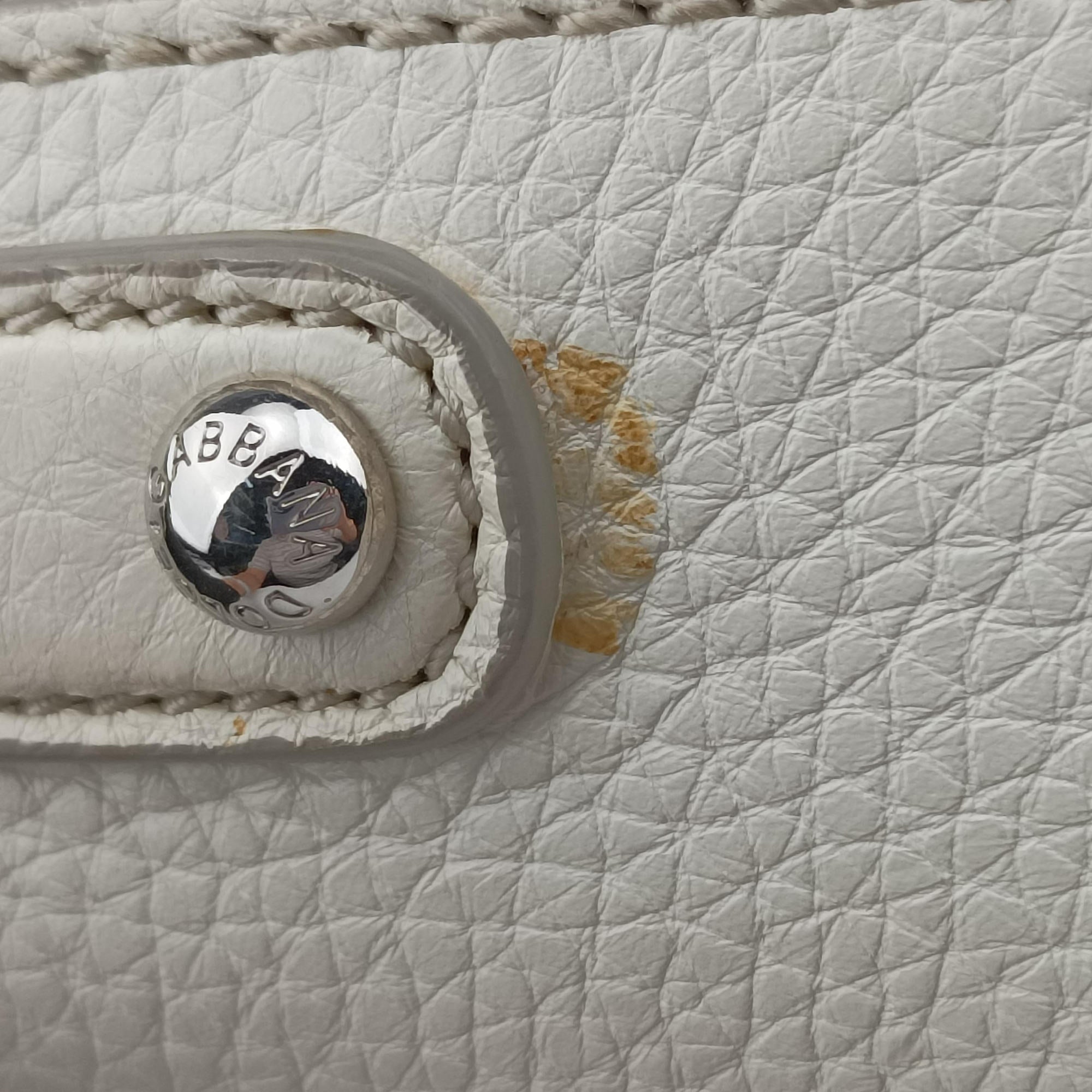 Pre-owned Dolce & Gabbana Flower Motif Rhinestone Lock WhitexMulticolour Leather  shoulderbag | stylenewstar