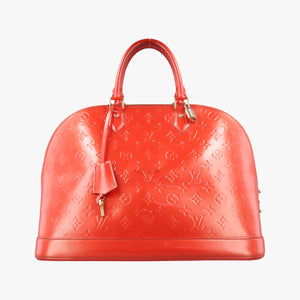 Pre-owned Louis Vuitton Alma GM Rose Pop Vernis M93625 handbag | stylenewstar