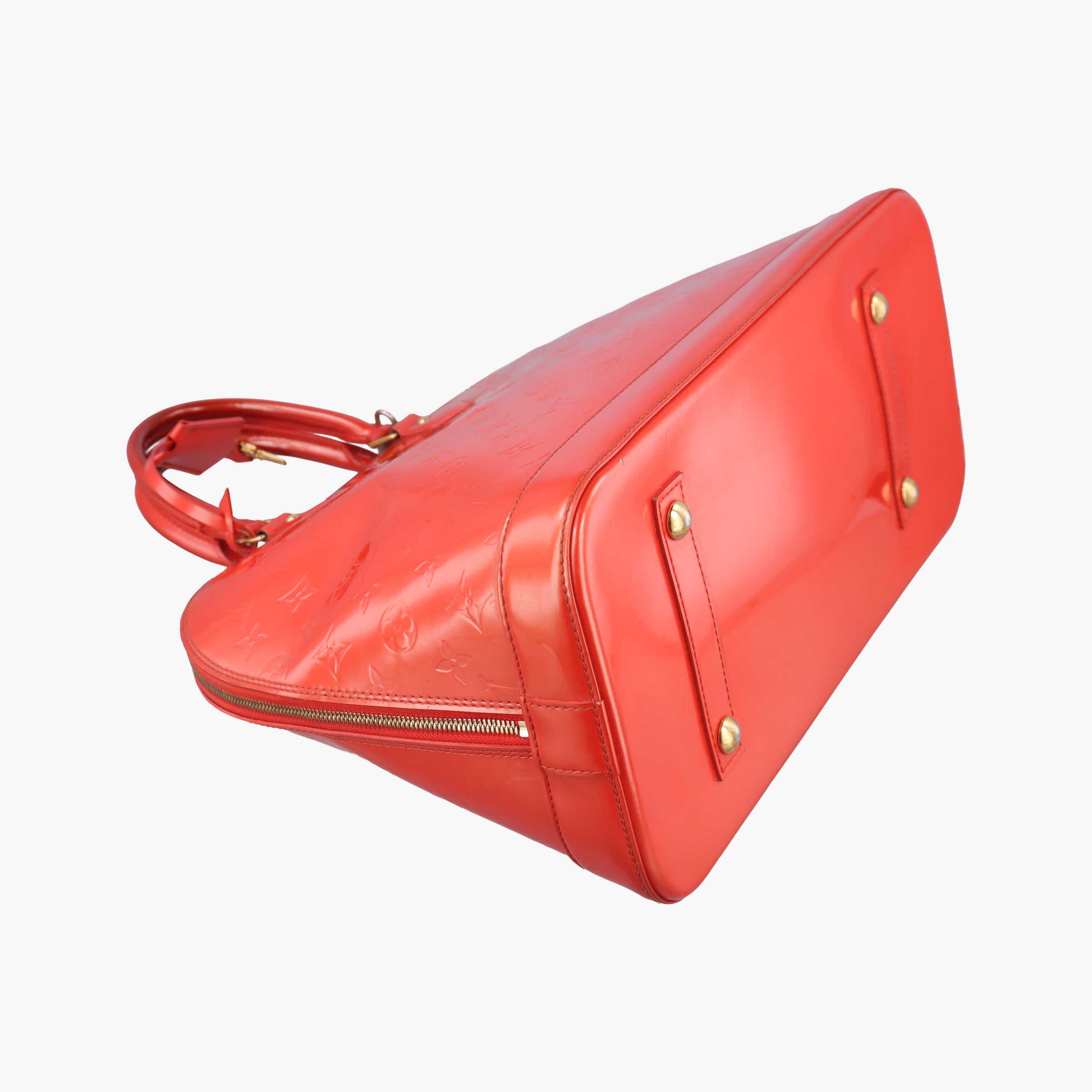 Pre-owned Louis Vuitton Alma GM Rose Pop Vernis M93625 handbag | stylenewstar