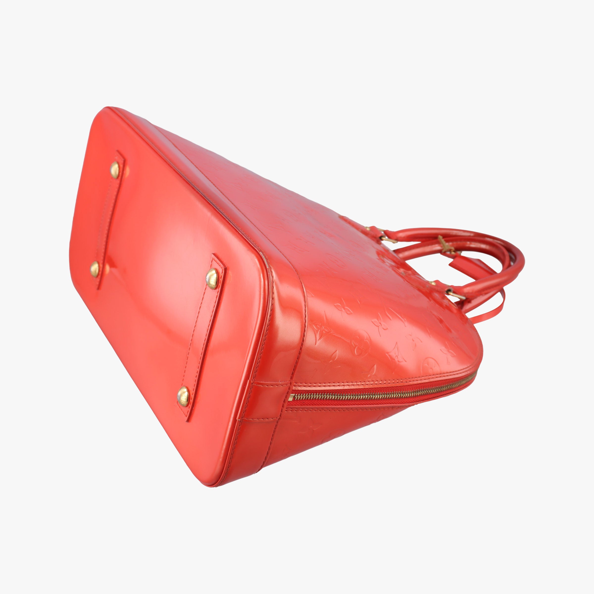 Pre-owned Louis Vuitton Alma GM Rose Pop Vernis M93625 handbag | stylenewstar