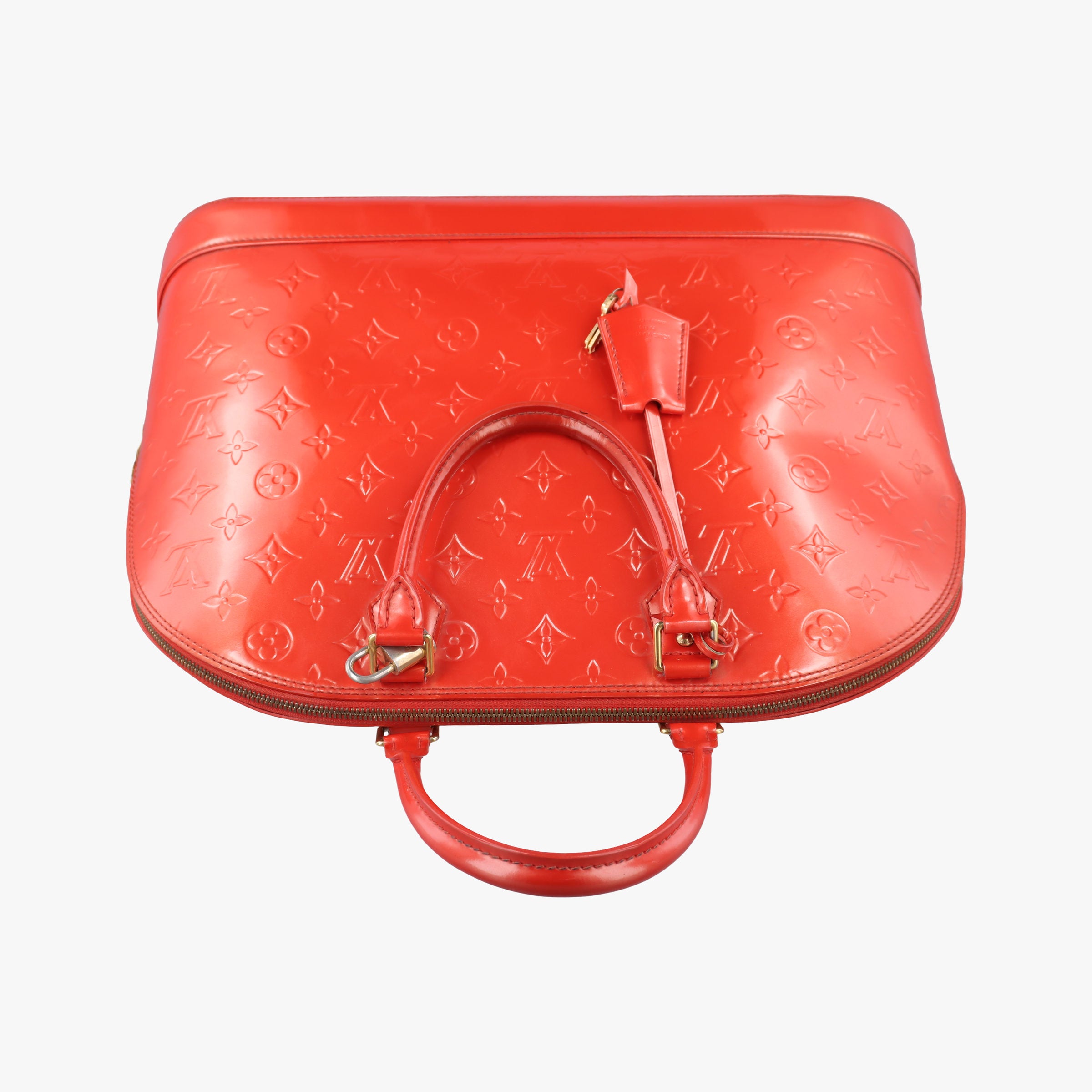 Pre-owned Louis Vuitton Alma GM Rose Pop Vernis M93625 handbag | stylenewstar