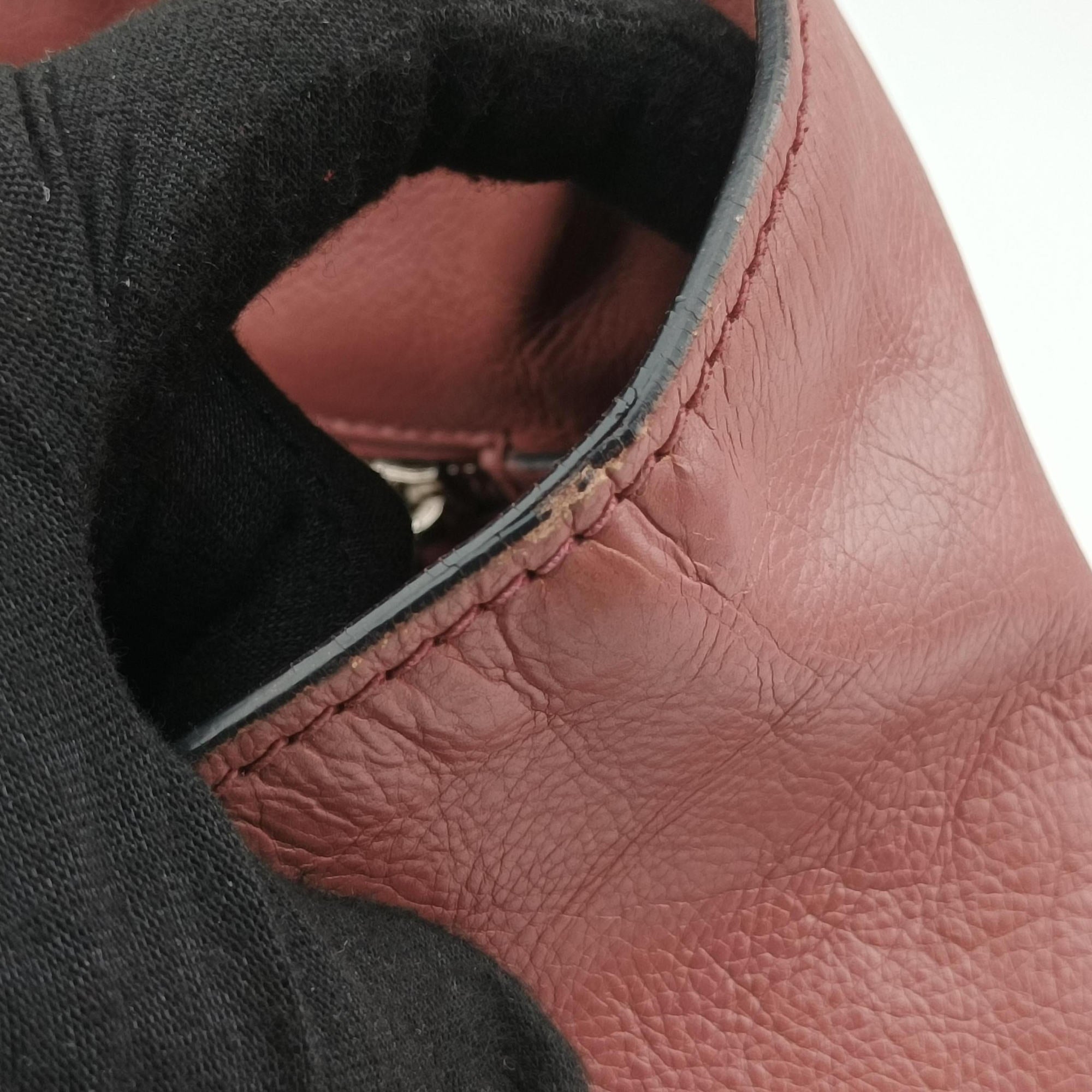 Pre-owned Prada Twin Pocket Winged Tote Pink Leather BN2619 shoulderbag | stylenewstar
