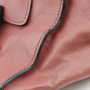 Pre-owned Prada Twin Pocket Winged Tote Pink Leather BN2619 shoulderbag | stylenewstar