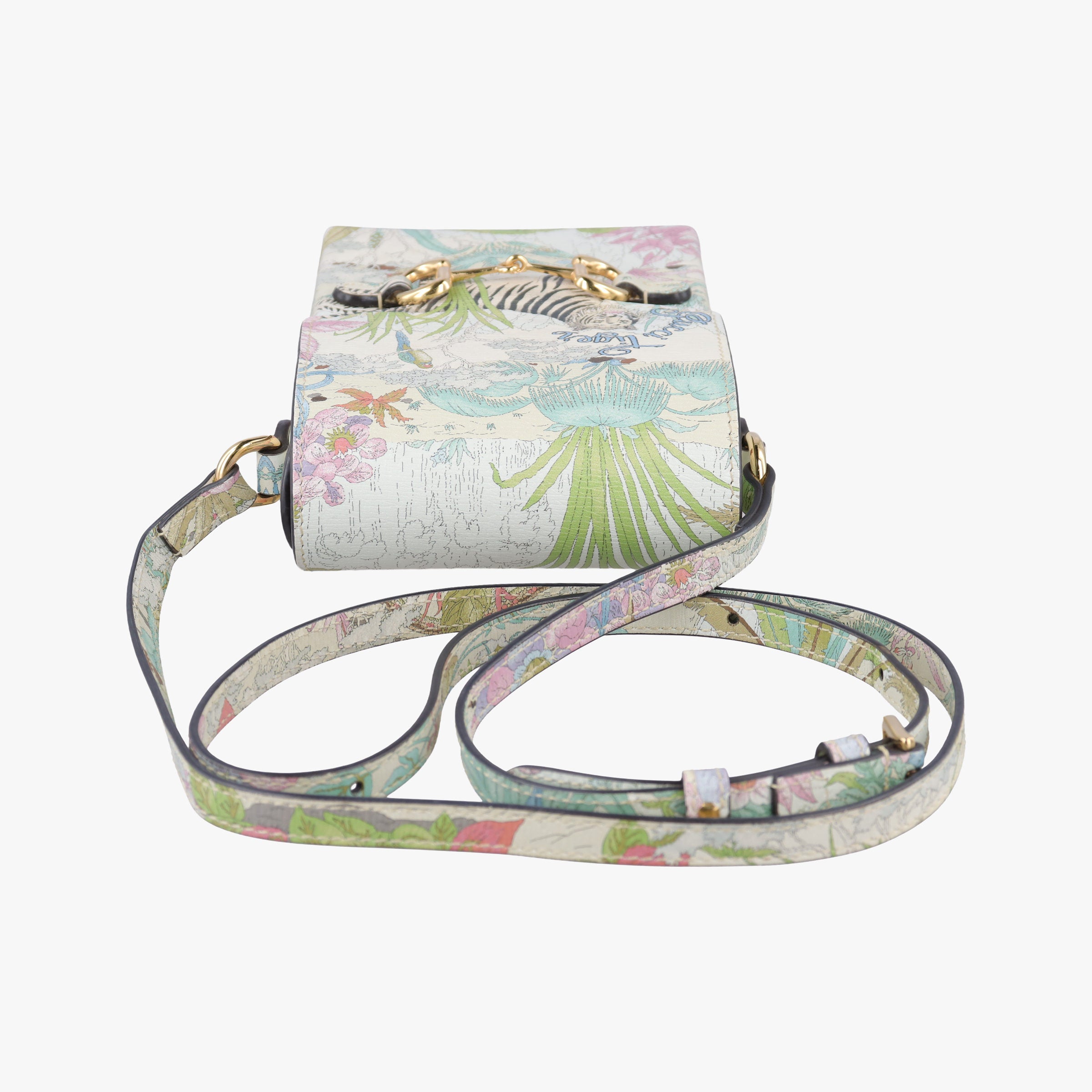Pre-owned Gucci HORSEBIT 1955 Multicolour Leather 625612 shoulderbag | stylenewstar