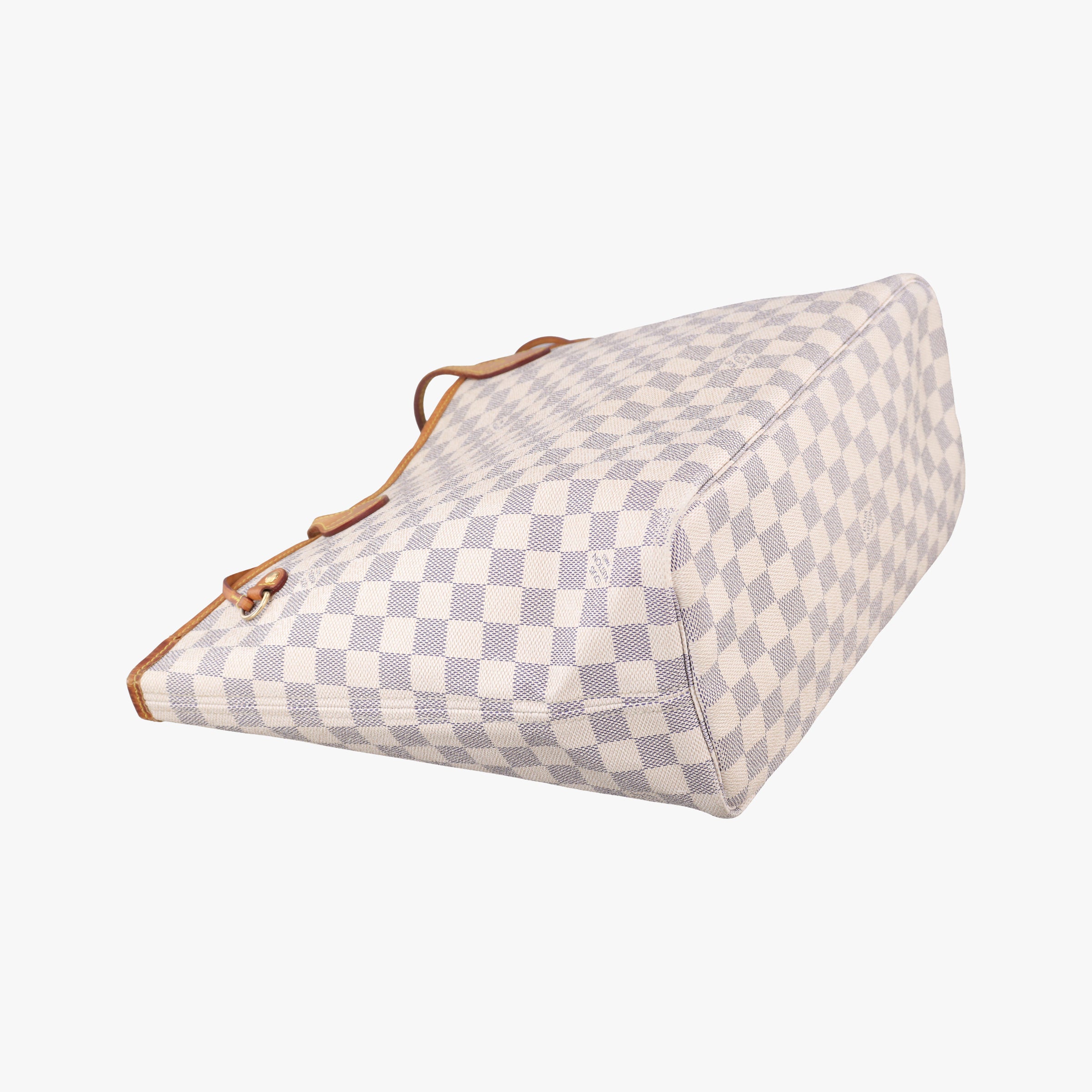Pre-owned Louis Vuitton Neverfull MM Azur Damier Canvas N51107 handbag | stylenewstar