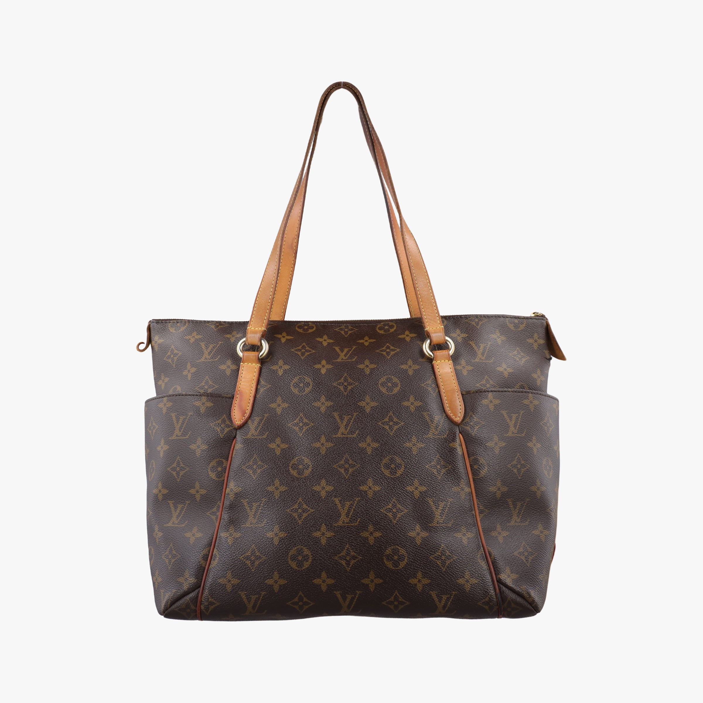 Pre-owned Louis Vuitton TOTALLY MM brown Monogram Canvas M56689 handbag | stylenewstar