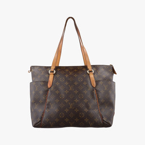 Pre-owned Louis Vuitton TOTALLY MM brown Monogram Canvas M56689 handbag | stylenewstar