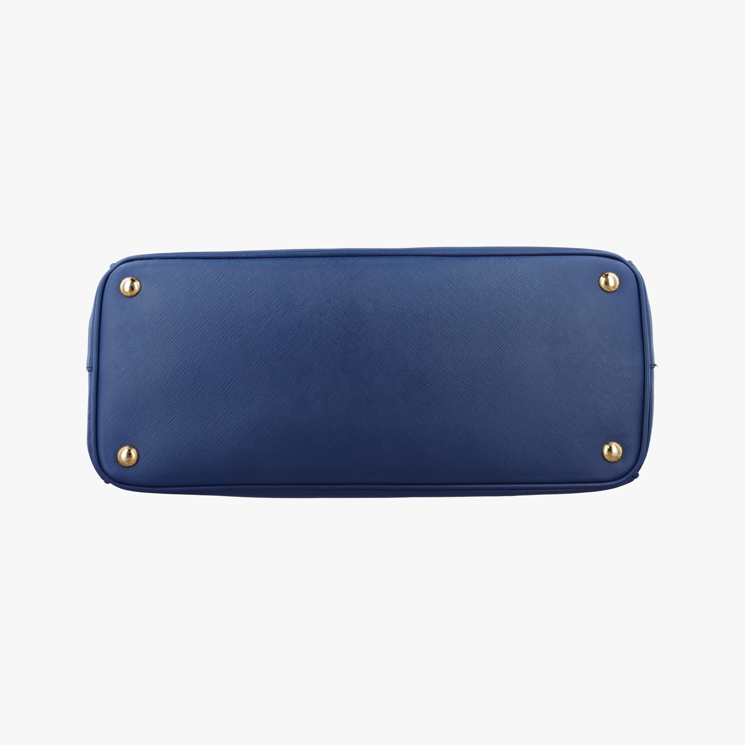 Pre-owned Prada Galleria Blue SAFFIANO Leather BN1786 handbag | stylenewstar