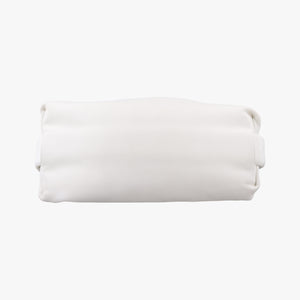 Pre-owned Bottega Veneta The Pouch White lambskin  shoulderbag | stylenewstar