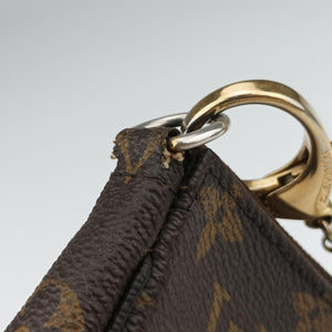 Pre-owned Louis Vuitton Mini Pochette Accessoires Brown Monogram Canvas M63798 handbag | stylenewstar