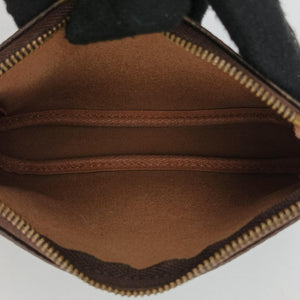 Pre-owned Louis Vuitton Mini Pochette Accessoires Brown Monogram Canvas M63798 handbag | stylenewstar