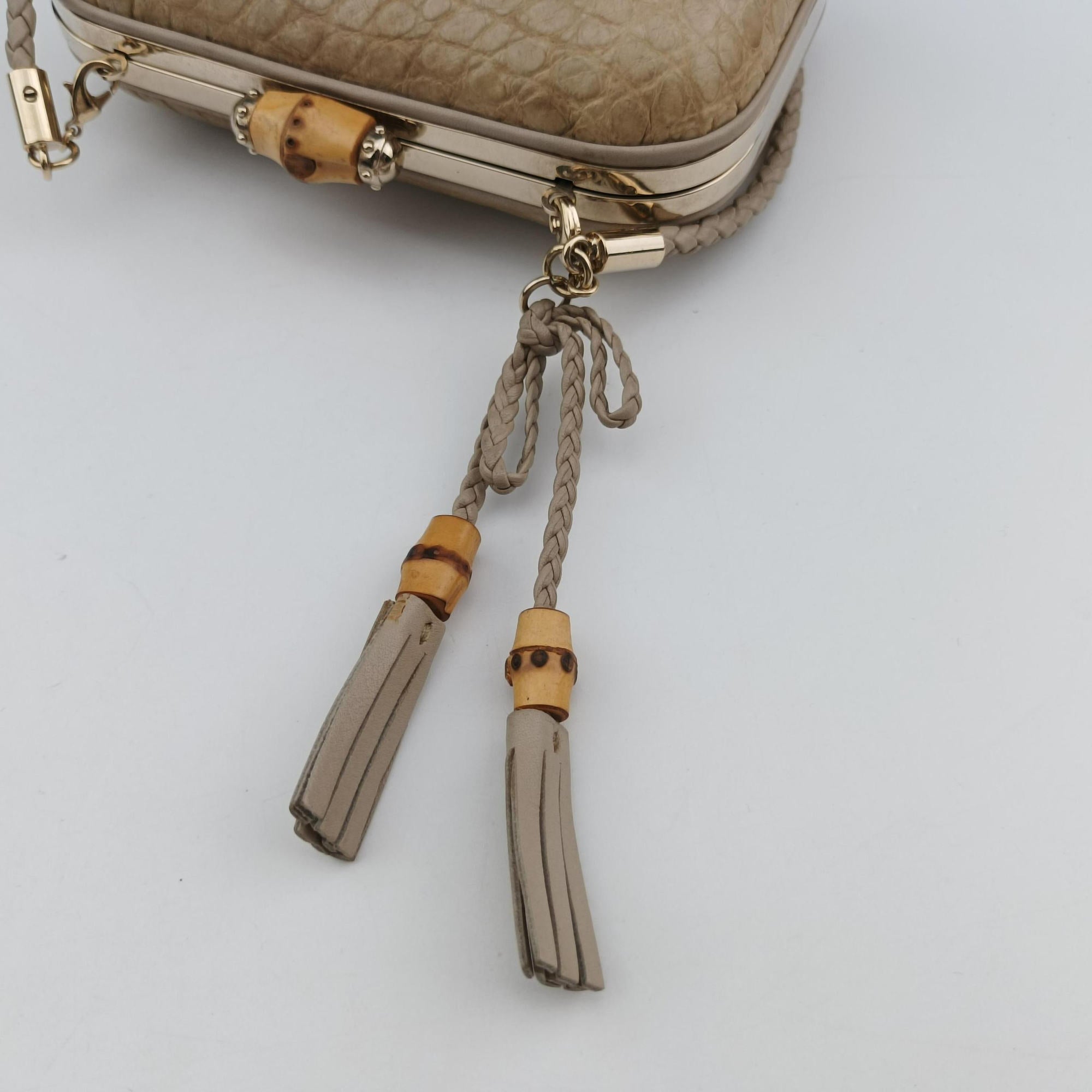 Vintage Gucci Broadway Taupe Leather 257075 handbag | stylenewstar