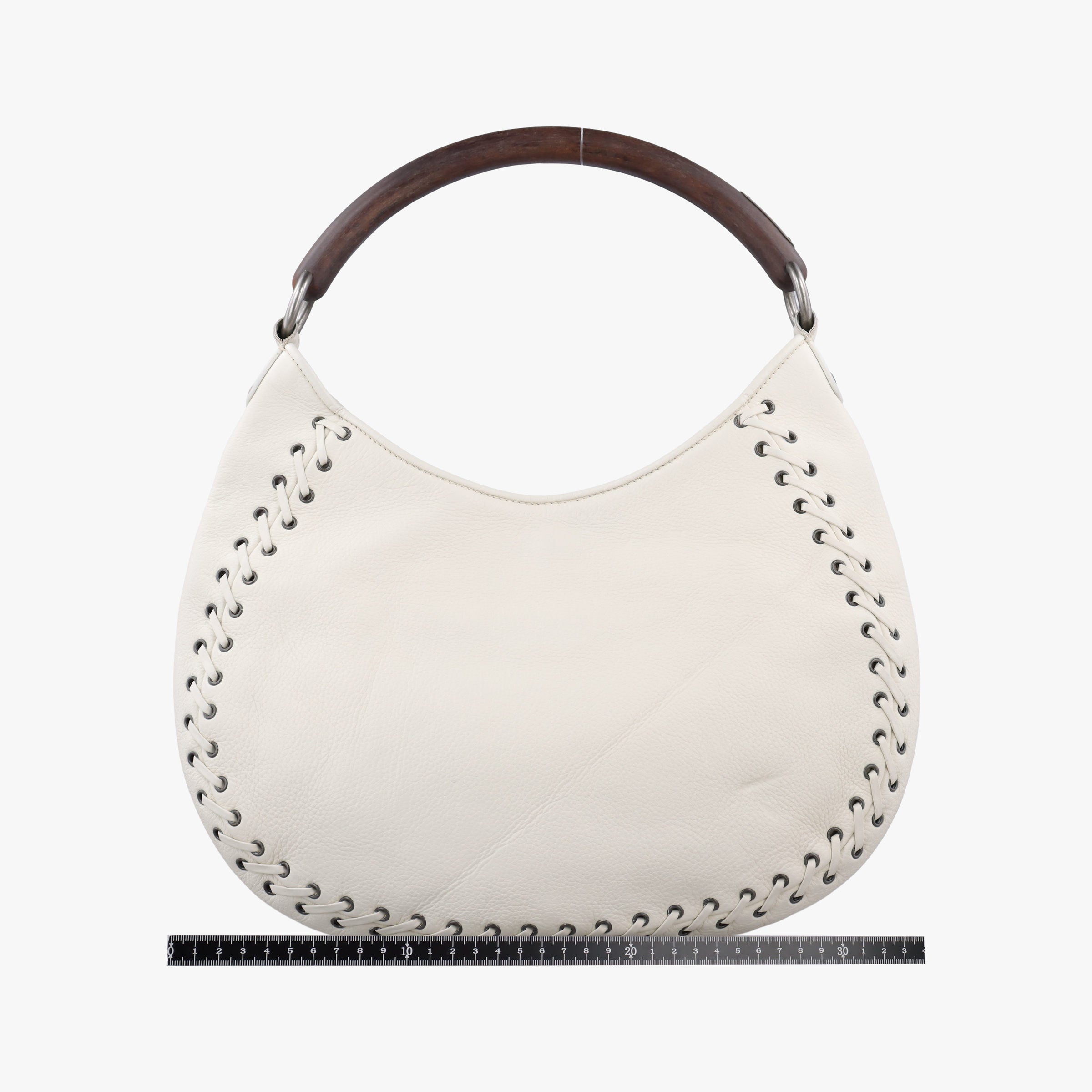 Pre-owned Christian Dior Ethnic Hobo White Leather  handbag | stylenewstar