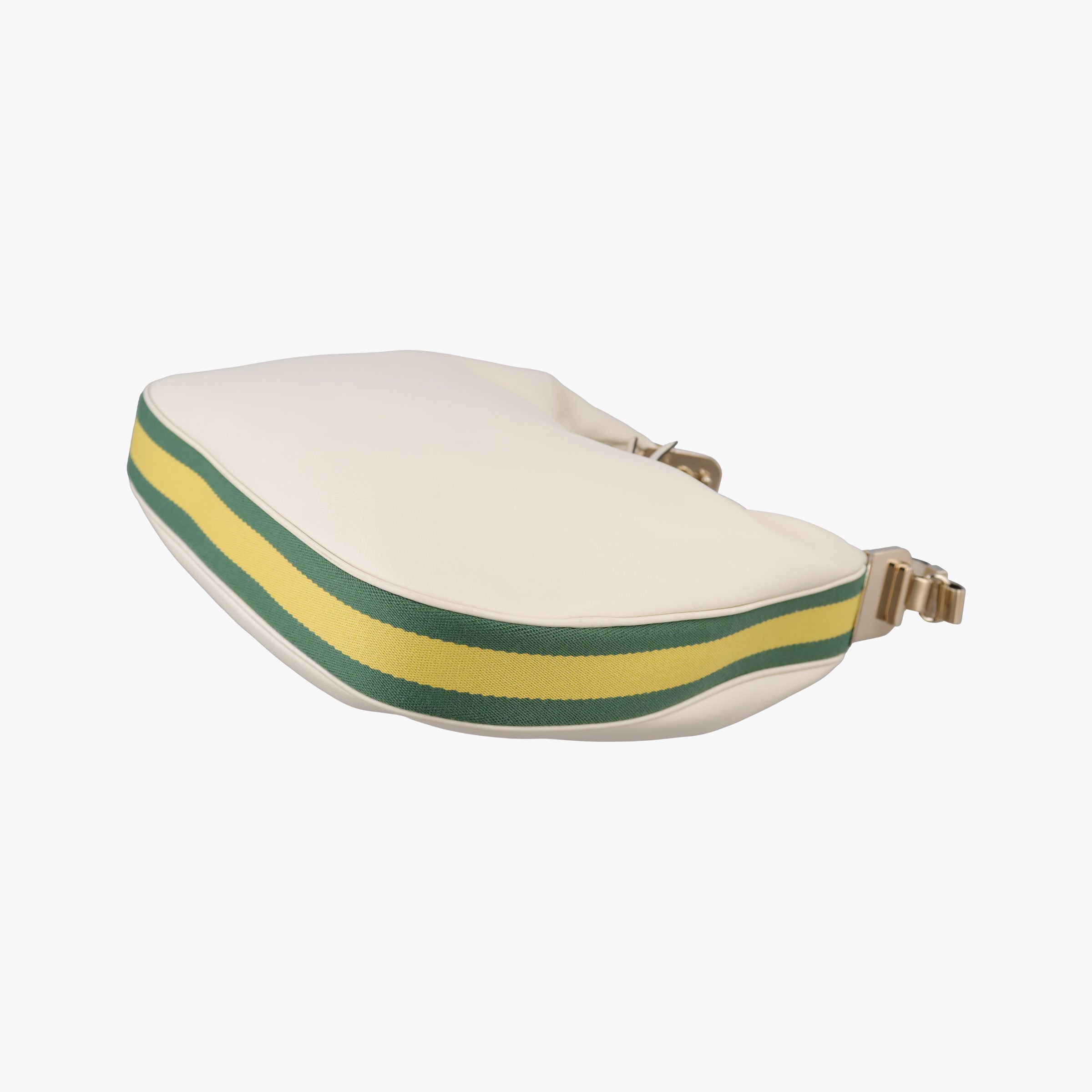 Vintage Gucci Attache G-Shaped Hook White Leather 702823 shoulderbag | stylenewstar