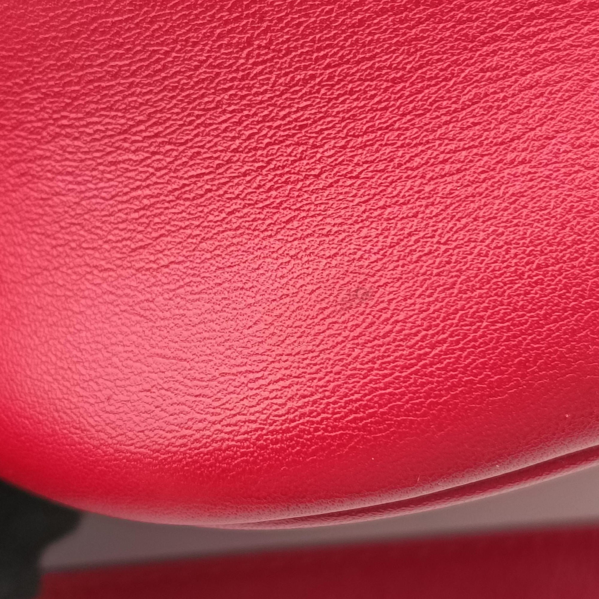 Pre-owned Gucci GG Marmont Red Leather 448065 shoulderbag | stylenewstar