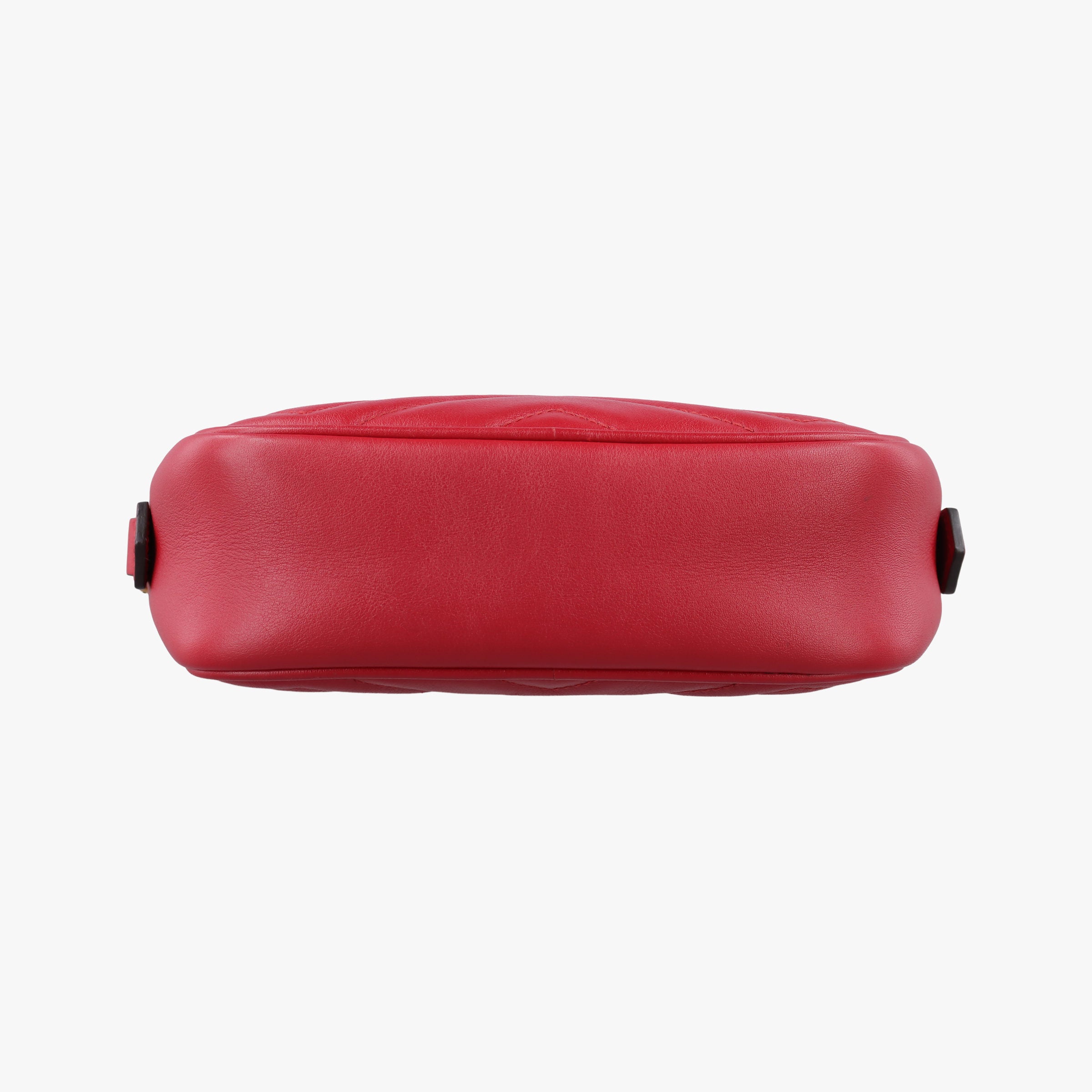 Pre-owned Gucci GG Marmont Red Leather 448065 shoulderbag | stylenewstar