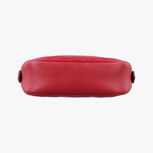 Pre-owned Gucci GG Marmont Red Leather 448065 shoulderbag | stylenewstar
