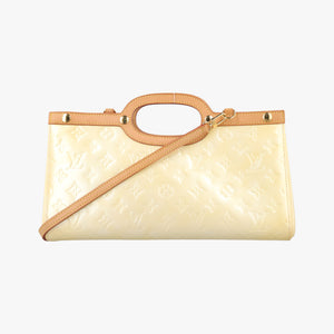 Pre-owned Louis Vuitton ROXBURY Drive Perle Vernis M91374 shoulderbag | stylenewstar