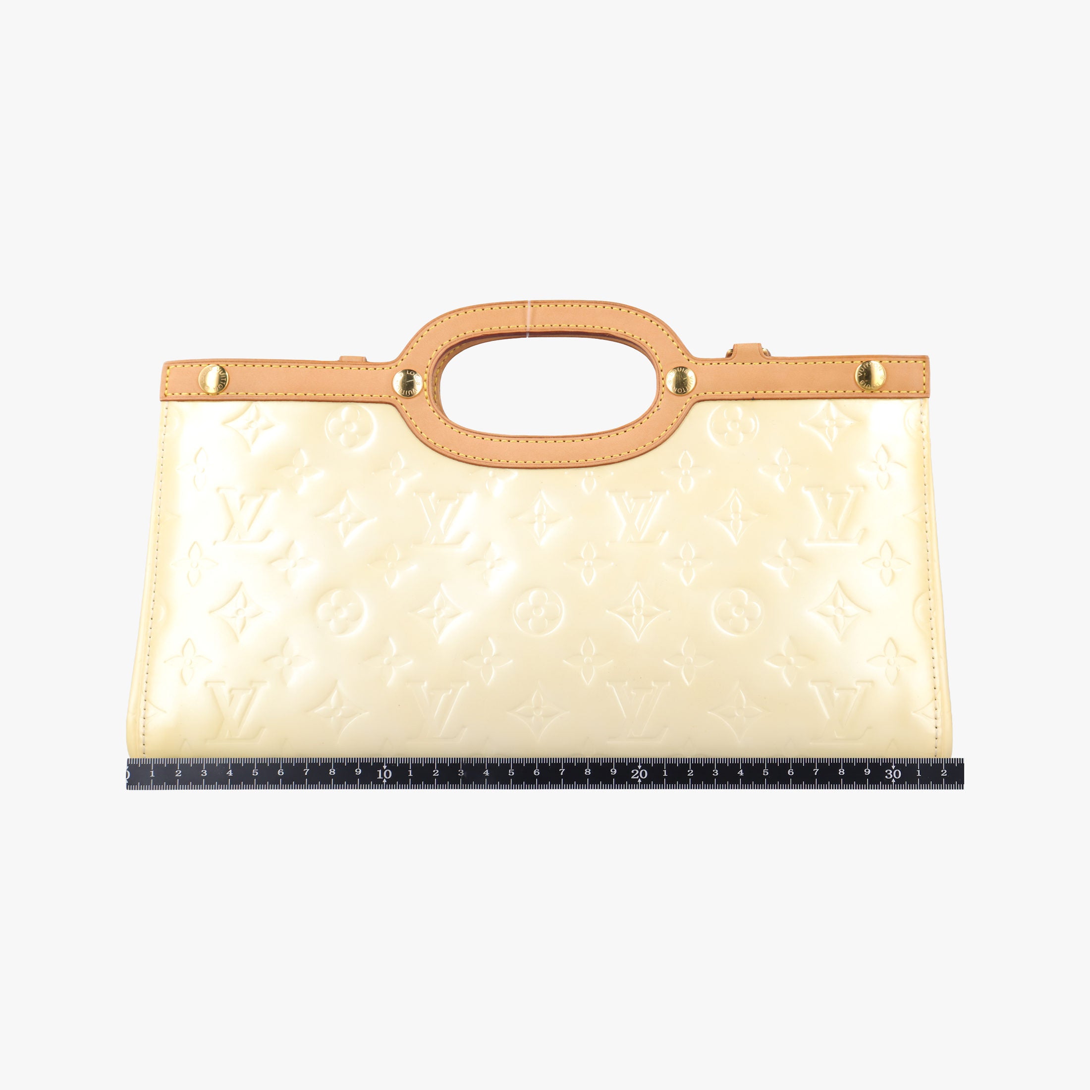 Pre-owned Louis Vuitton ROXBURY Drive Perle Vernis M91374 shoulderbag | stylenewstar