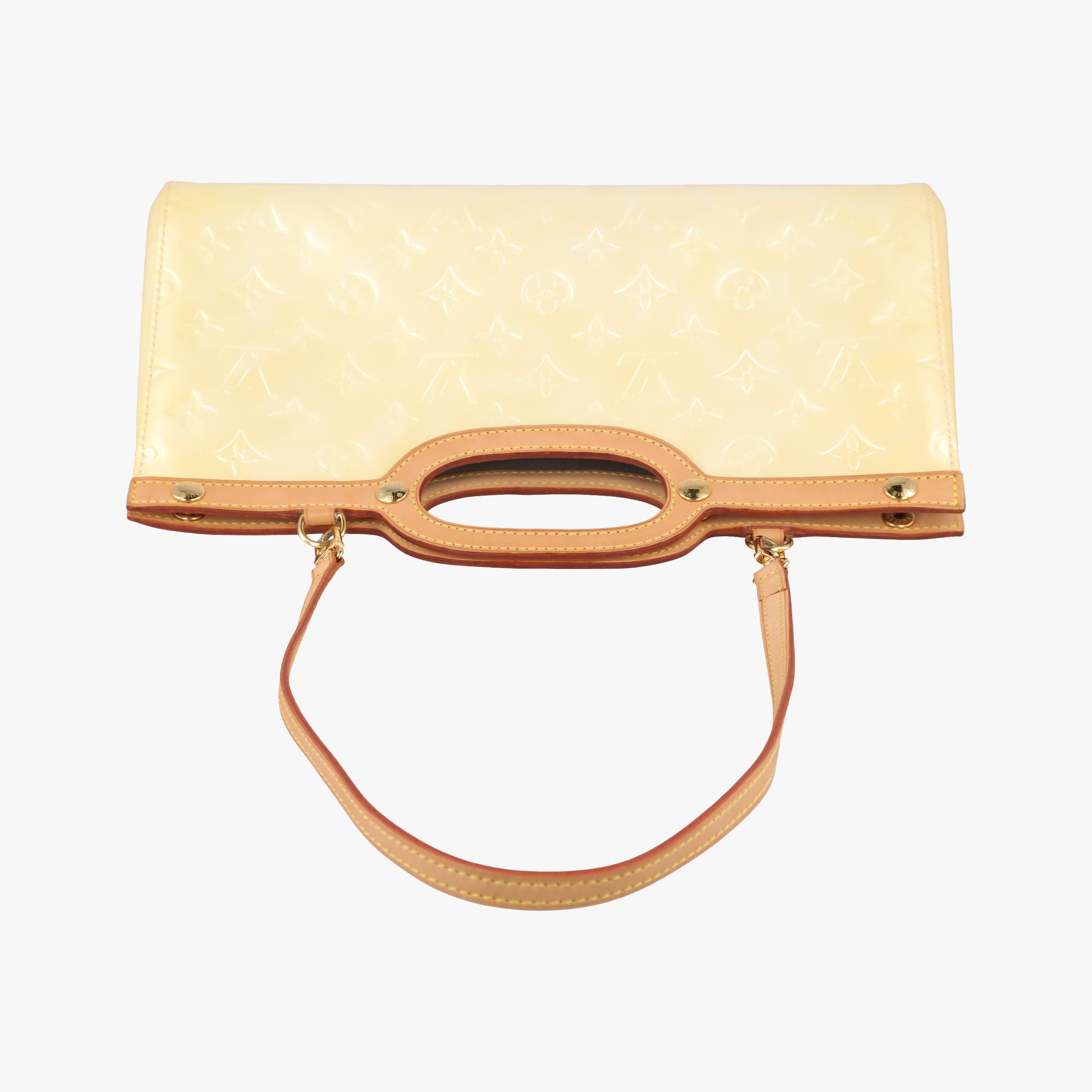 Pre-owned Louis Vuitton ROXBURY Drive Perle Vernis M91374 shoulderbag | stylenewstar