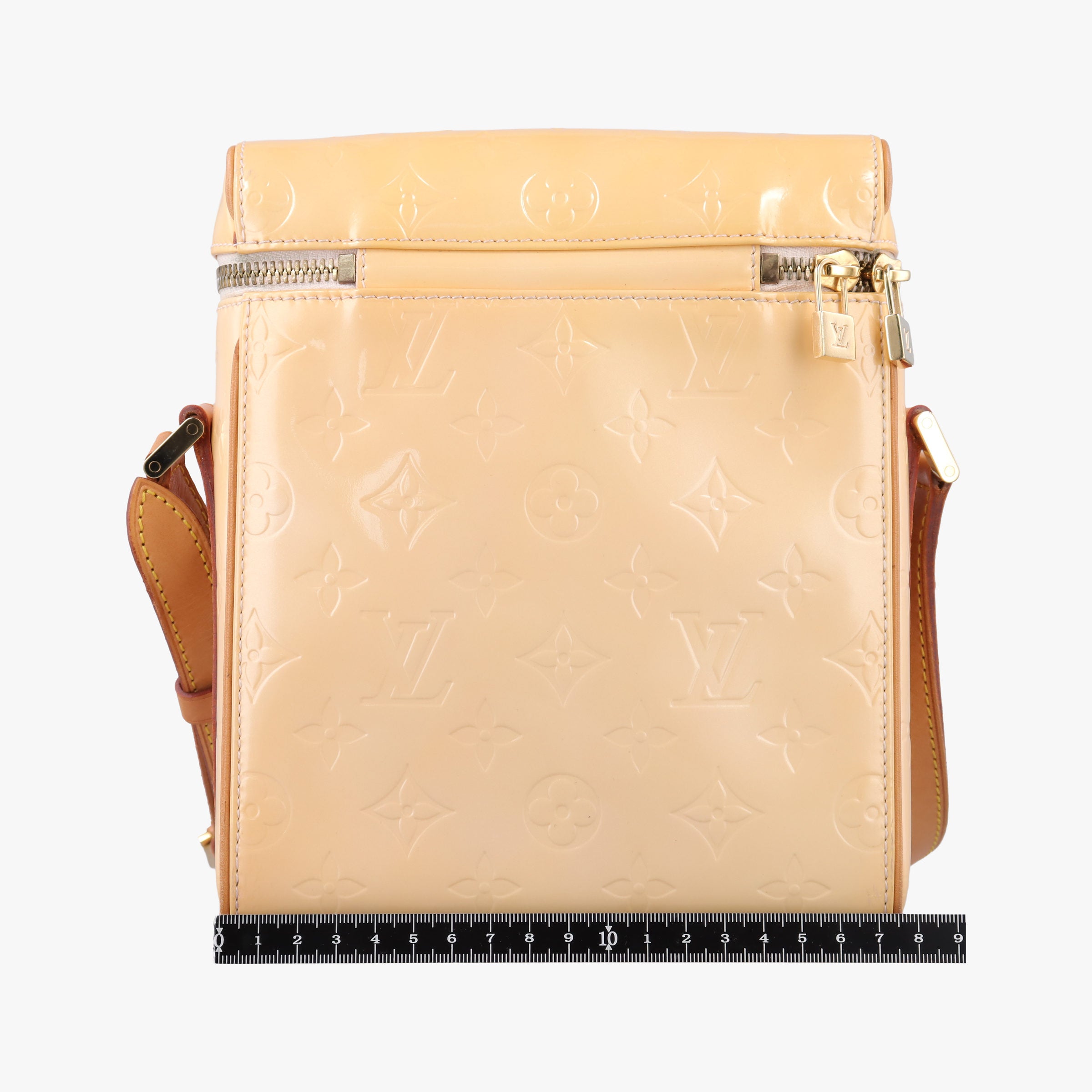 Pre-owned Louis Vuitton Sullivan Vertical Marshmallow Pink Vernis M91298 shoulderbag | stylenewstar