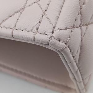 Pre-owned Christian Dior Lady Dior Pink lambskin  shoulderbag | stylenewstar