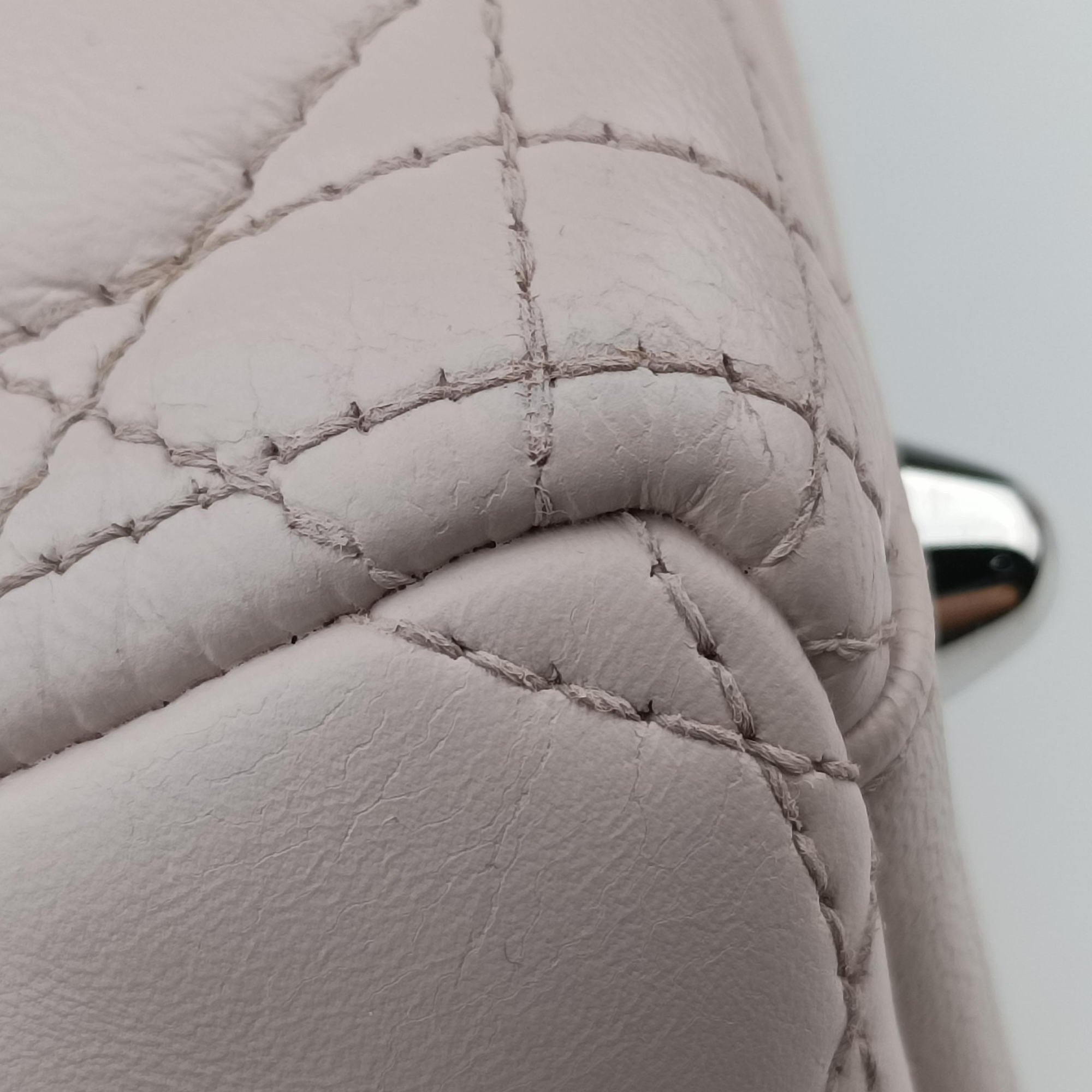 Pre-owned Christian Dior Lady Dior Pink lambskin  shoulderbag | stylenewstar