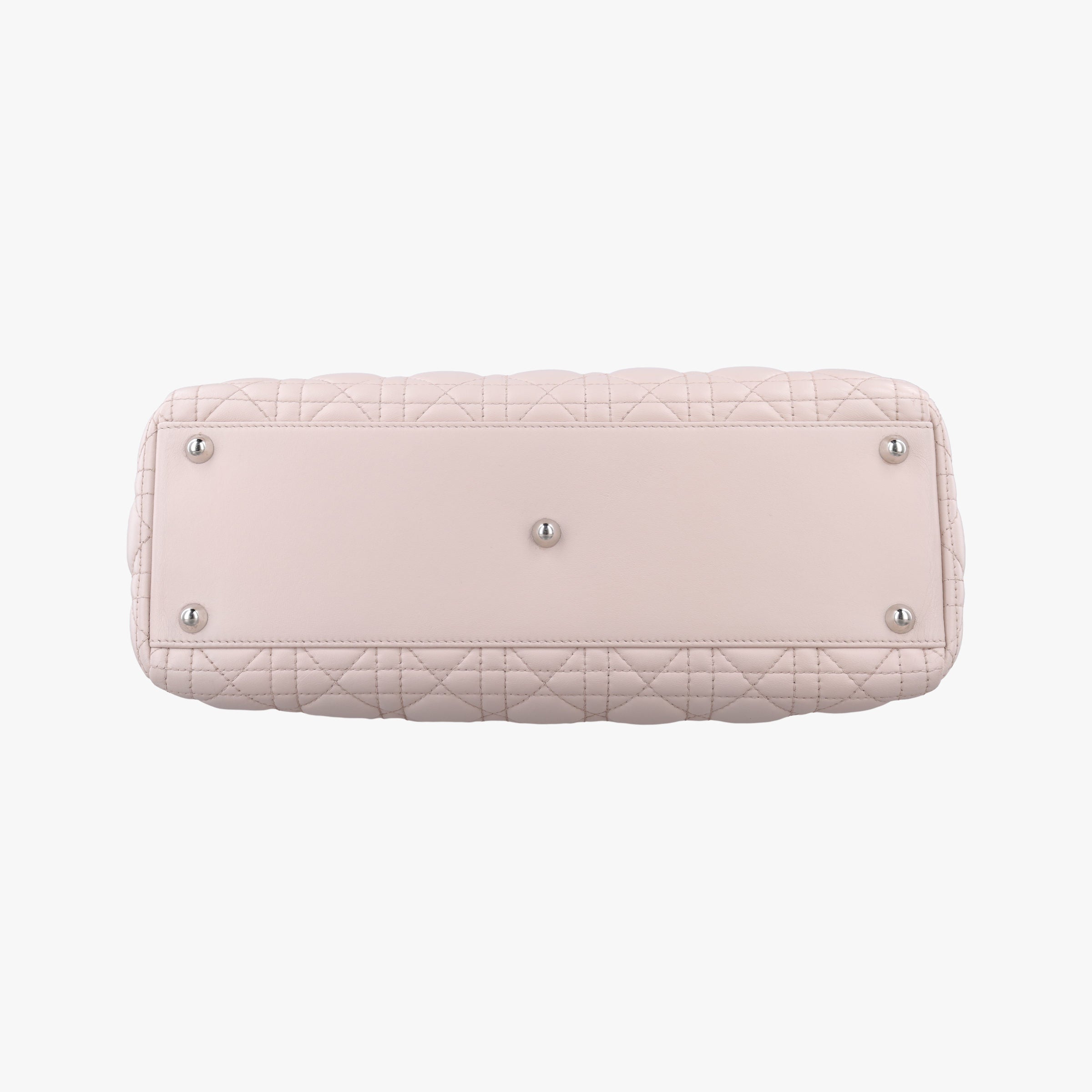 Pre-owned Christian Dior Lady Dior Pink lambskin  shoulderbag | stylenewstar