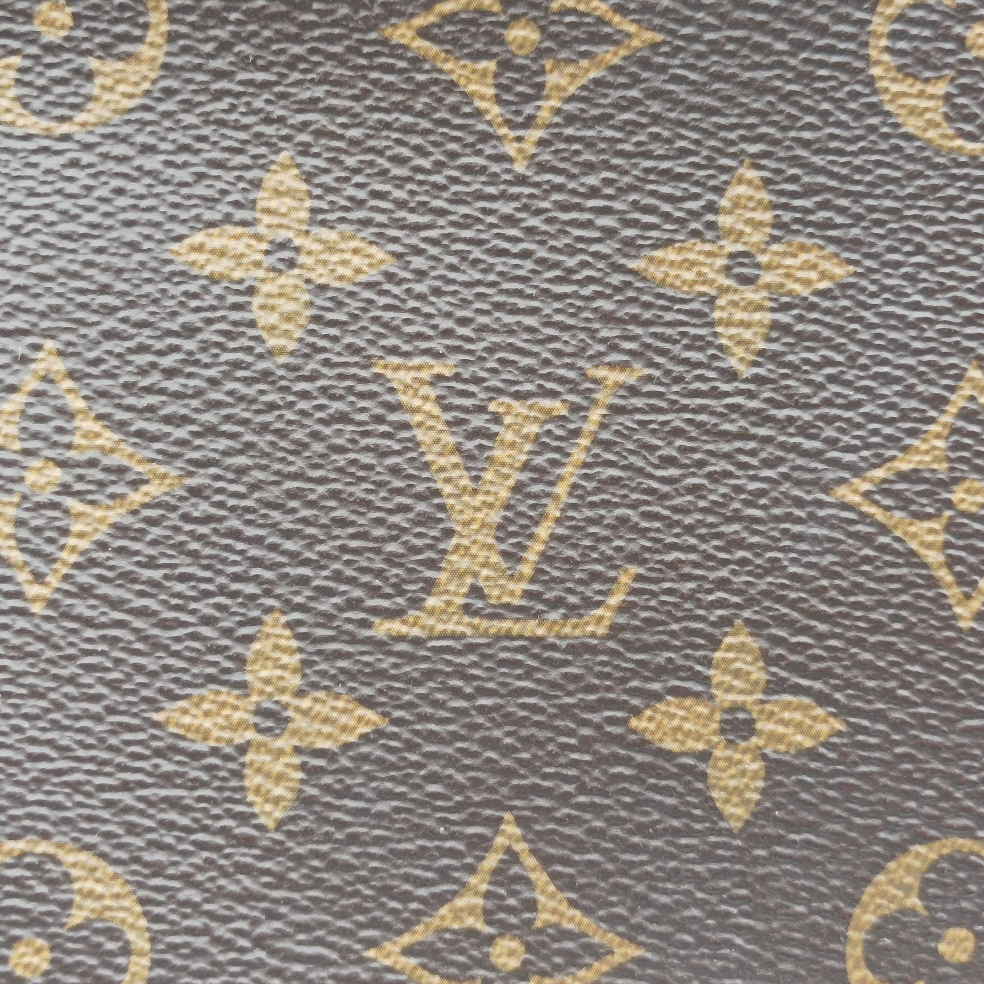 Secondhand Louis Vuitton PALLAS brown×RAISIN Monogram Canvas×calf leather M41599 shoulderbag | stylenewstar