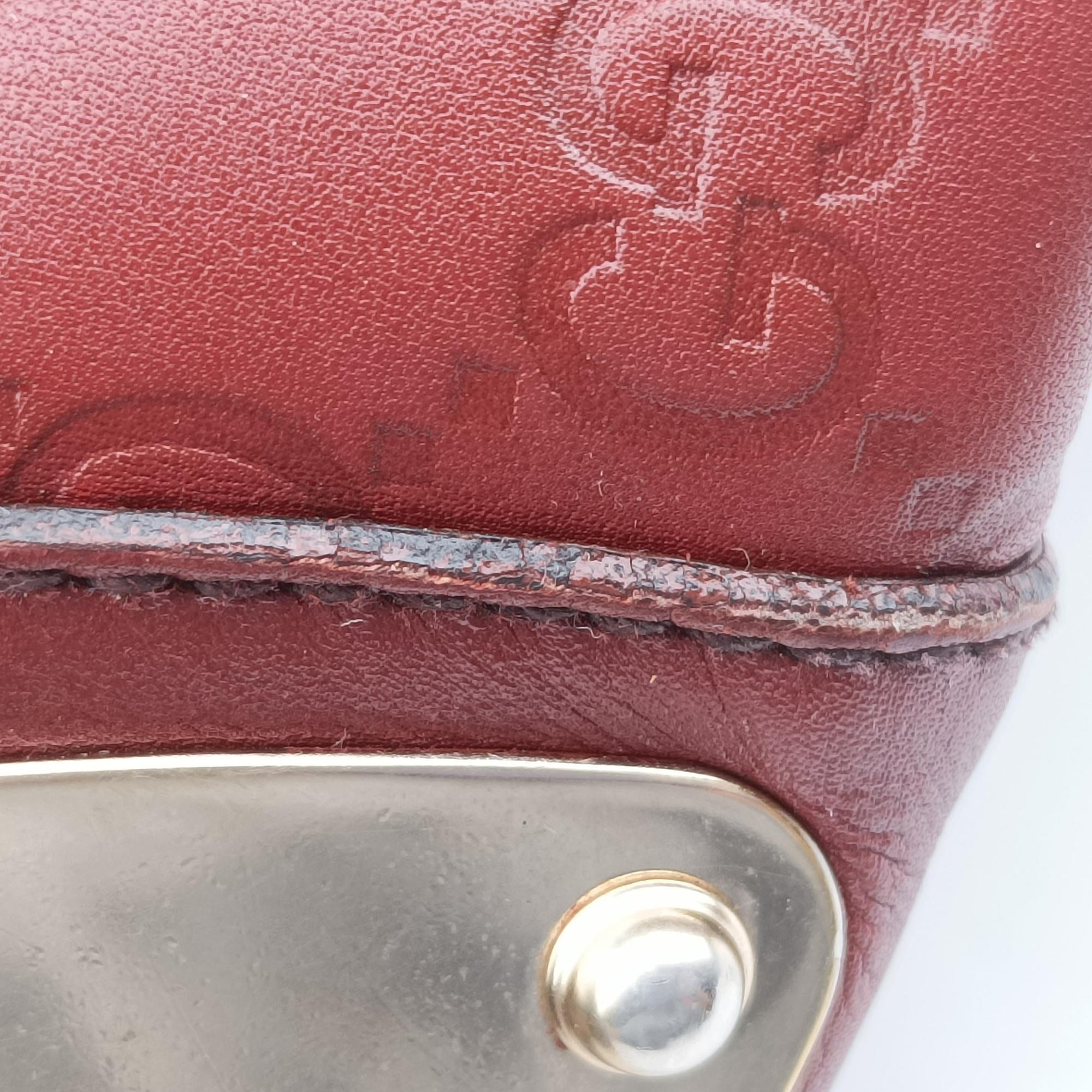Pre-owned Gucci Bamboo Babouska Indy Hobo Burgundy Leather 177139 shoulderbag | stylenewstar