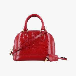Pre-owned Louis Vuitton Alma BB CERISE Vernis M90174 shoulderbag | stylenewstar