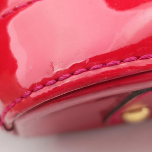 Pre-owned Louis Vuitton Alma BB CERISE Vernis M90174 shoulderbag | stylenewstar