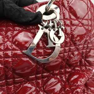 Pre-owned Christian Dior Dior Soft Red patent  shoulderbag | stylenewstar