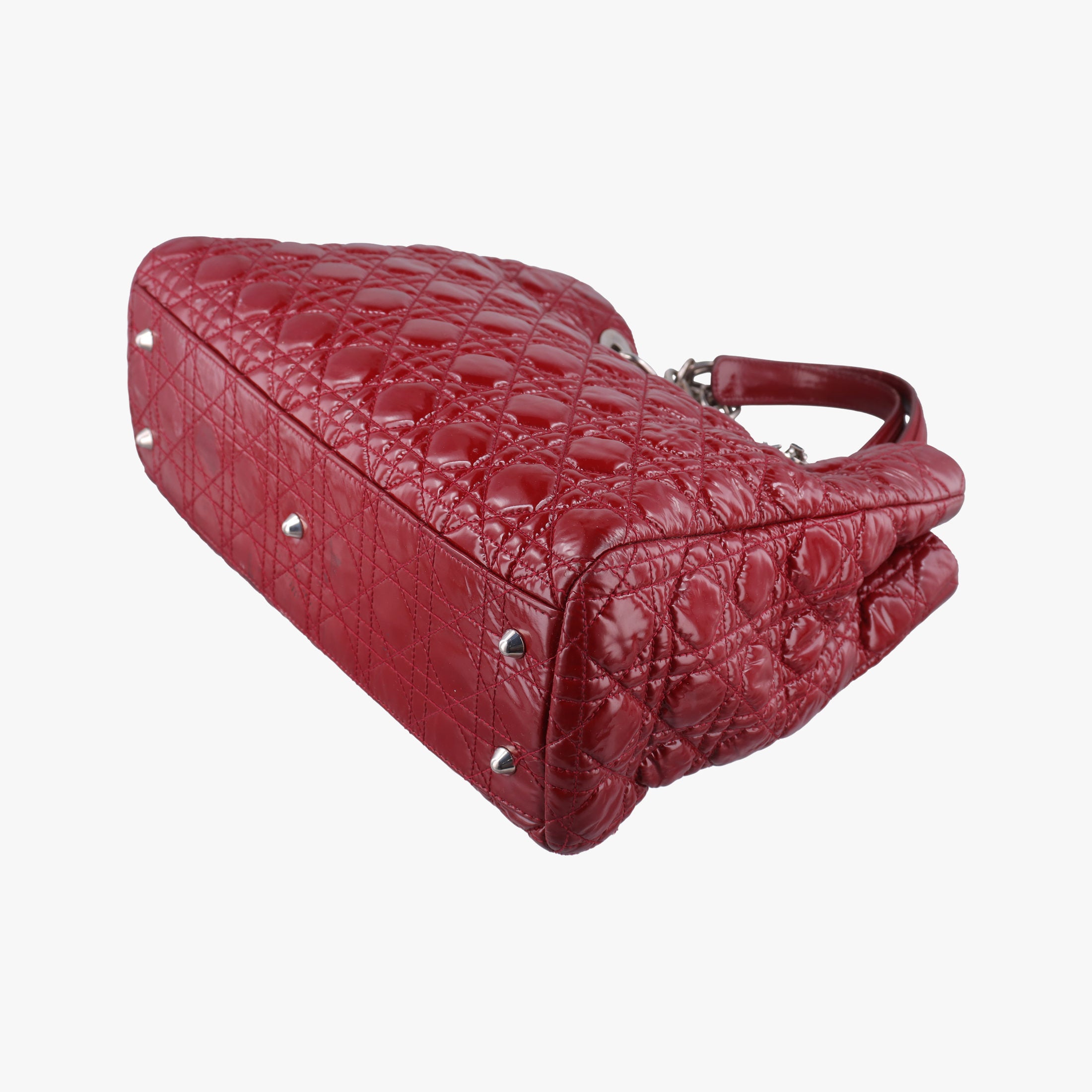 Pre-owned Christian Dior Dior Soft Red patent  shoulderbag | stylenewstar