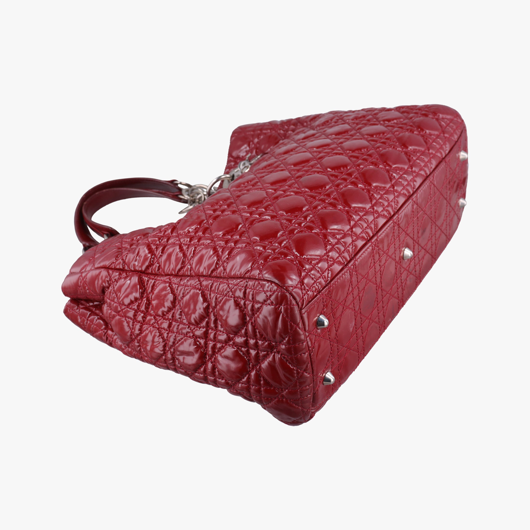 Pre-owned Christian Dior Dior Soft Red patent  shoulderbag | stylenewstar